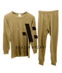 Thermal Suit-Khaki (Round Neck)
