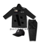 Boys Police Suit Black-Kids