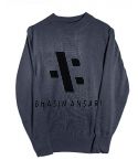 Round Neck Sweater - Navy Blue