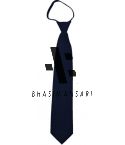 Navy Blue Tie - Zipper
