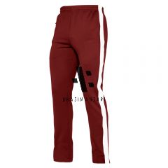 Track Pants-Maroon