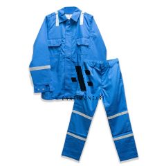 Coveralls - Reflective Boiler Suit – Royal Blue - Industrial Safety