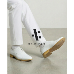 Oxford Leather Shoes - White
