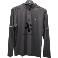 Full Sleeve Active Wear Shirt - Black