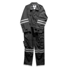 Reflective Work Suit - Black