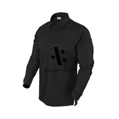 T-shirt Polo - Black Full Sleeve