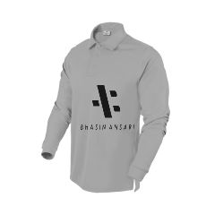 T-Shirt Polo - Grey Full Sleeve