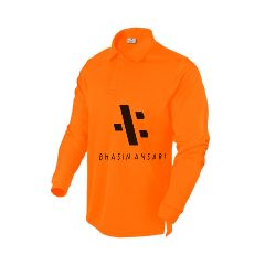 T-Shirt Polo - Orange Full Sleeve
