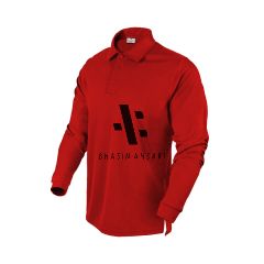 T-Shirt Polo - Red Full Sleeve