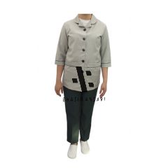 House Care Uniform Ladies - Green / Grey