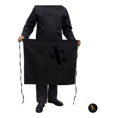 Half Chef Apron - Black