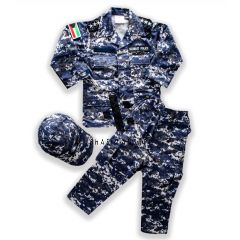 Boys Camo Suit - Navy Blue