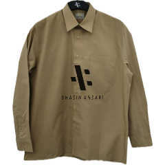 Shirt Long Sleeve Single pocket - Khaki