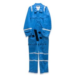 Reflective Work Suit - Royal Blue
