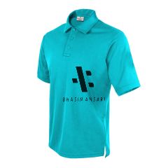 T-SHIRT POLO TURQUOISE