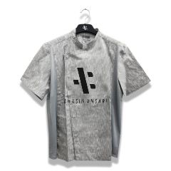 Short Sleeve Chef Coat - Grey